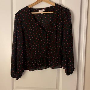 Candies heart blouse